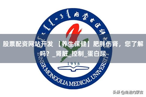 股票配资网站开发 【养生保健】肥胖伤肾，您了解吗？_肾脏_控制_蛋白尿